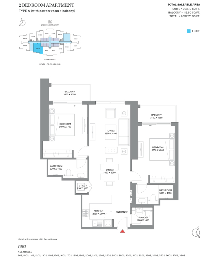 2 Bedroom